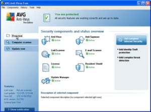 tool test bao mat website AVG AntiVirus 