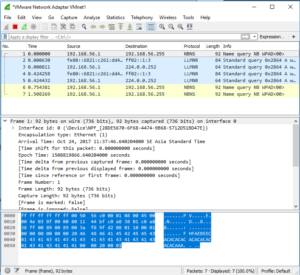 Bắt gói tin sử dụng wireshark