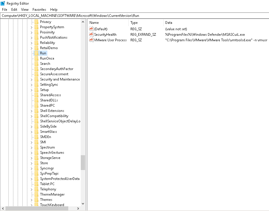 Windows Registry